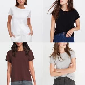 Bundle of 4 Madewell Northside Vintage Tee Short Sleeve T-Shirts Size L